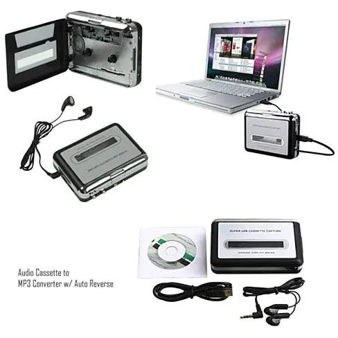 2 in 1 Audio Cassette to MP3 Music converter
