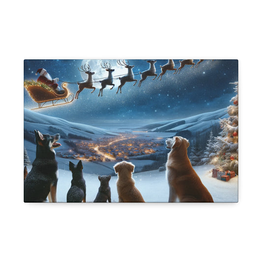 dogs Christmas1, 1.5''