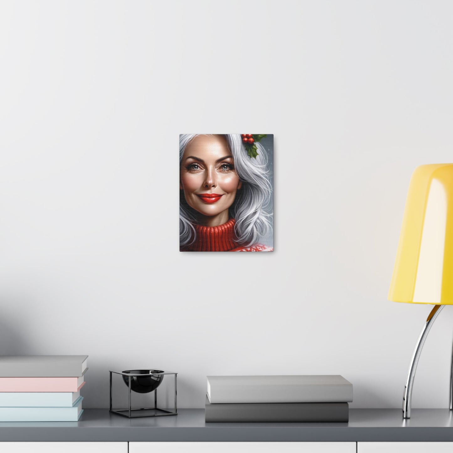 Christmas Girl Canvas Gallery Wraps