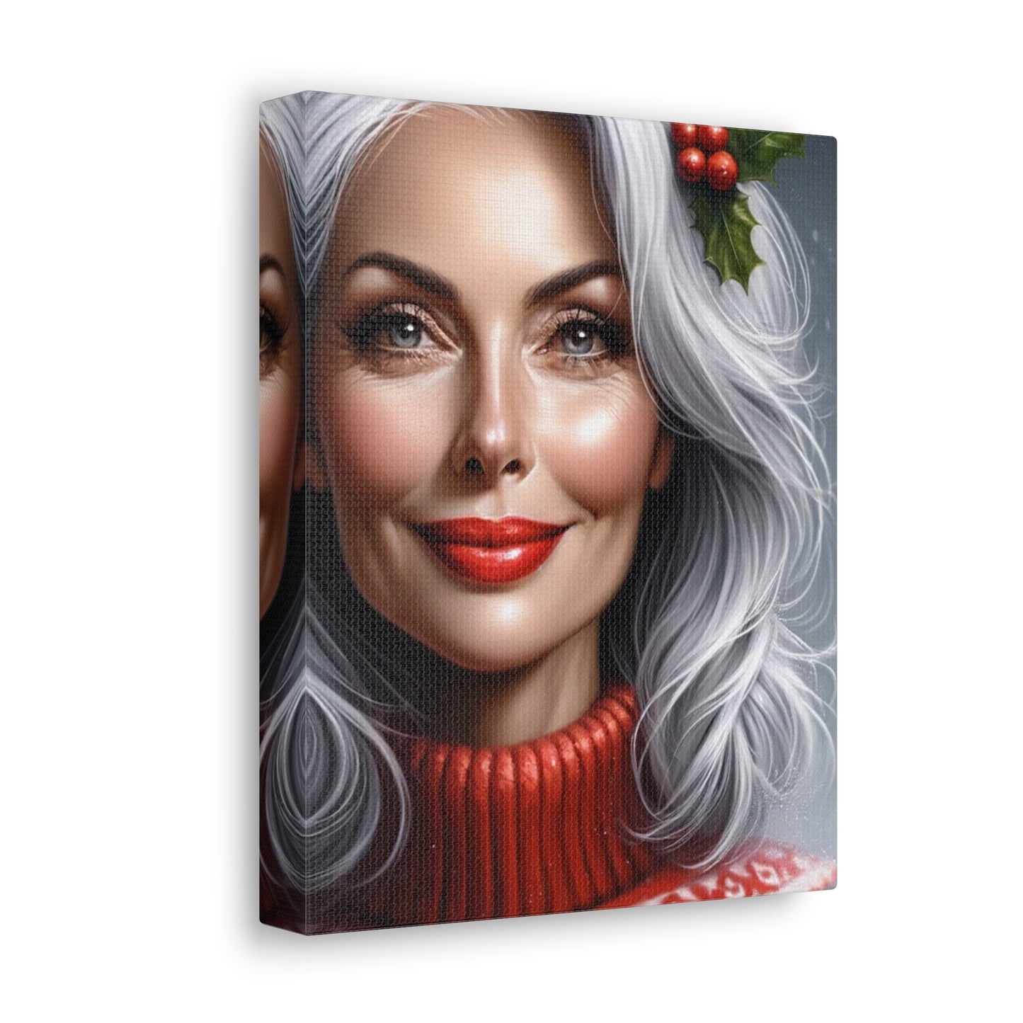 Christmas Girl Canvas Gallery Wraps