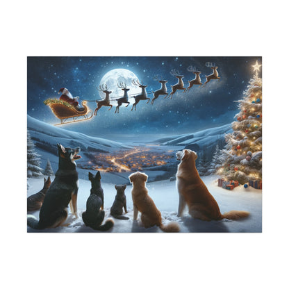 dogs Christmas1, 1.5''