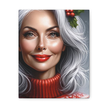 Christmas Girl Canvas Gallery Wraps