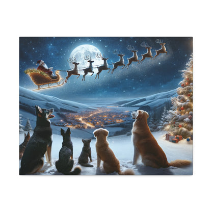 dogs Christmas1, 1.5''